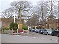 Queen Square, North Curry and the war memorial