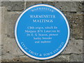 Warminster Maltings plaque