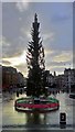 TQ3080 : Christmas tree in Trafalgar Square by PAUL FARMER