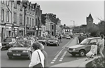 NT4936 : Bank Street, Galashiels in 1988 by Walter Baxter