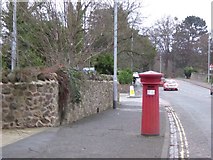 SO7847 : Victorian fluted pillar box outside the hospital, Malvern Link by David Smith
