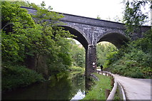 SK1172 : Disused Railway Viaduct over the River Wye by N Chadwick