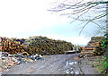 Wood Storage Yard at Copse Stile