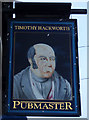 NZ2226 : Sign for the Timothy Hackworth public house, Shildon by JThomas