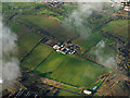 Cleddans Farm from the air