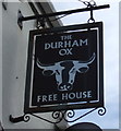 NZ2329 : Sign for the Durham Ox, Coundon by JThomas