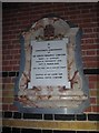 St John the Evangelist, Copthorne: memorial (e)