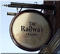 Sign for the Railway Tavern, Spennymoor