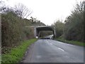 SO8435 : M50 bridge over B4211 south of Longdon by David Smith