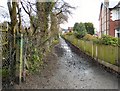 Footpath behind Woodsmoor Station