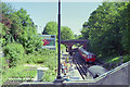 TL4601 : Epping station, Anniversary Day, 1990 by Robin Webster