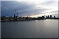 Old Cranes and new homes on the Royal Victoria Docks