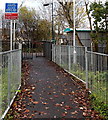 Path to platform 2, Pencoed railway station