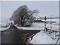 NS9238 : Crossroads at Harleyholm, Carmichael by Alan O'Dowd