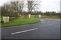 Entrance to Frilford Heath Golf Club from A338