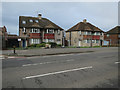 Fenced off houses, Leatherhead Road