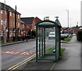 Bulmer Avenue bus stop and shelter, Hereford