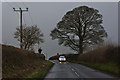 Approaching the Newton Firs road junction