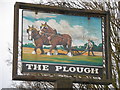 Sign for The Plough, Sipson Road