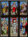 Stained glass window, St Mary