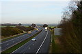 SK2604 : M42 motorway by Oliver Mills