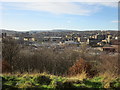 View over central Huddersfield