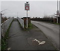 SO5140 : Weak bridge and parallel footbridge, College Road, Hereford by Jaggery