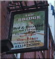 Sign for the Bridge, Darlington