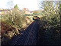 The railway to Ruabon and Wrexham