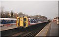 Train leaving Orpington station (2)