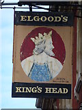 TF4609 : The Kings' Head (Sign) - Public Houses, Inns and Taverns of Wisbech by Richard Humphrey