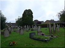 SP5621 : St Mary, Chesterton: churchyard (e) by Basher Eyre