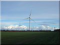 TA2040 : Crop field and wind turbine by JThomas