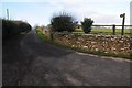 Entrance and road to Hill Farm