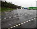 ST7095 : Lorry park in Michaelwood (northbound) services by Jaggery