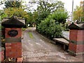 Oaklands entrance, Waylands, Whitchurch