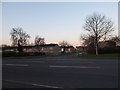 Looking across Peak Lane towards Greyshott Avenue