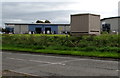 Electricity substation above the B5398 Waymills, Whitchurch