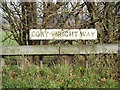 TL1813 : Cory-Wright Way sign by Geographer