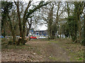 Way out of Roding Valley Meadows nature reserve