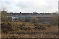 Steel framework for Islwyn High School, Oakdale