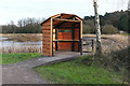 SU9960 : The hide, Heather Farm Wetland Centre by Alan Hunt