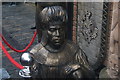 View of an African statue in the Camden Lock Market