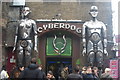 View of the Cyberdog shopfront in Camden Lock Market