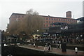 View of the AP building from the Regents Canal towpath