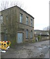 SE1021 : Disused weighbridge, Gasworks Lane, Elland  by Humphrey Bolton