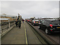 Queues on Kingston Bridge