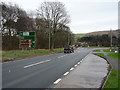 Pull in for bus stop beside Spital Road (A64)