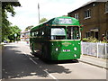 Preserved Green Bus in Essendon