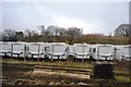 Caravans parked